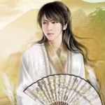 仙侠古风美男手绘头像图片,醉卧美人膝