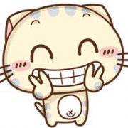 卖萌的可爱cc猫头像图片