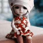 可爱呆萌芭比娃娃QQ头像图片