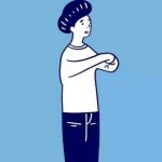情头单独一男一女手绘图片,我是你的甜心