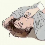 孤独悲伤的动漫高清男头图片