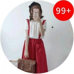 微信女生未读99+头像图片 微信头像加个红色99