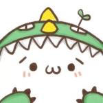 可爱头上长草颜文字君头像图片