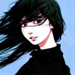 女生好看单人头像漫画图片