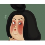 情头卡通一男一女可爱搞怪图片