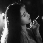 高冷真人女头黑白 高清好看的高冷女头优质黑白图片
