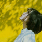 短发侧脸真人女头 高清好看的侧脸女头唯美短发图片