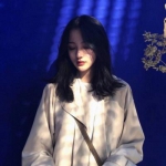 蓝色系治愈真人女头 高清好看的高级优质蓝色系女头真人图片