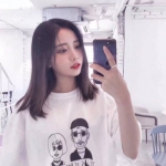 真人女头像手机控露脸图片