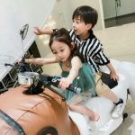 小孩情头可爱萌娃 高清好看的萌娃情头可爱一对小孩图片