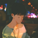 伤感孤寂动漫男生头像丧系图片