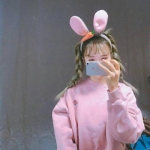 女生qq头像手机挡脸图集