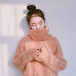 甜美头像小清新丸子头女图片