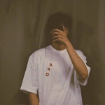 男头帅气挡脸图片