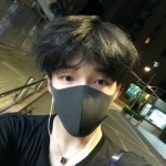 口罩男头像真人温柔帅气图片