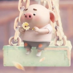 可爱的猪小屁的微信头像图片