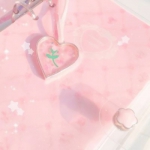 满满都是少女心的粉色静物头像图片