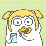 超萌可爱的动漫可达鸭头像图片