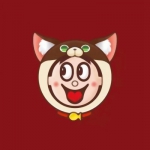 可爱的红色旺仔头像图片