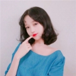 蓝色的头像女生好看高清图片