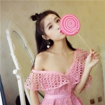 少女心爆棚的粉色韩系女头图片