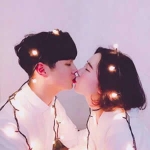 情头亲吻好看高清两张图片