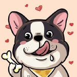 可爱的动漫狗狗头像图片