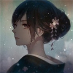 和服动漫女头图片大全