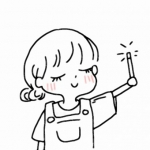 网红简笔画女孩可爱图片