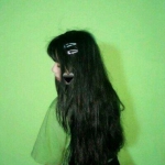 绿色系头像女生高清图片