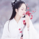 唯美古风穿白衣有意境的女头图片