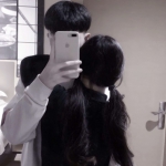 qq真人情头好看的高清两张图片