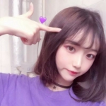 仙气十足的女头紫色系潮流图片