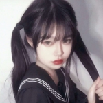 可爱的少女双马尾头像图片