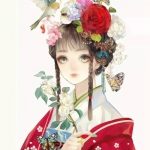 古风古韵的唯美古风动漫女头图片