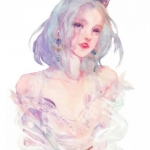 欧美个性手绘女头图片