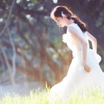 梦幻唯美白色的婚纱新娘头像图片