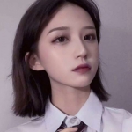 真人仙气短发女头图片