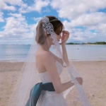 唯美的优质精致女头婚纱图片