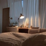 简单的夜晚房间温馨照片高清头像