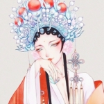 凄美高清唯美的古风伤感戏子头像图片