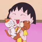 动漫高清超萌的樱桃小丸子卡通头像图片