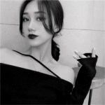 霸气高清漂亮的御姐高冷黑白女头图片