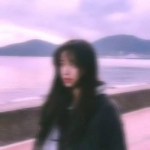 模糊的朦胧少女高清头像图片