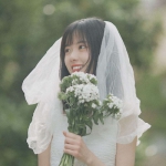 清新唯美的婚纱高清女头