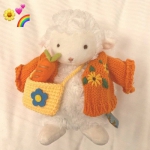 网红可爱的毛绒玩具小绵羊高清头像图片