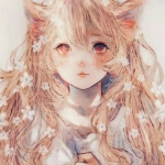 清新好看女生是鹿眼的动漫头像图片