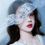 微信好看高清的仙气戴头纱高清头像图片