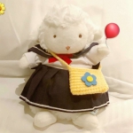 最近很火的玩偶小羊头像网红系列照片