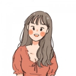 个性好看高清的手绘简约女头图片